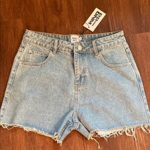🆕Princess Polly Light Blue Distressed Jean Shorts